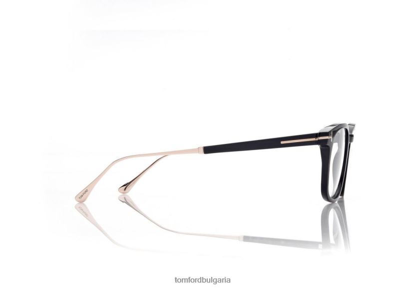 мъже очила квадратна рупорна оптика черен рог TOM FORD B880D2039