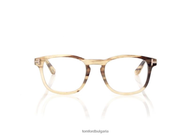 мъже очила оптика с мек квадрат зелен рог TOM FORD B880D2044