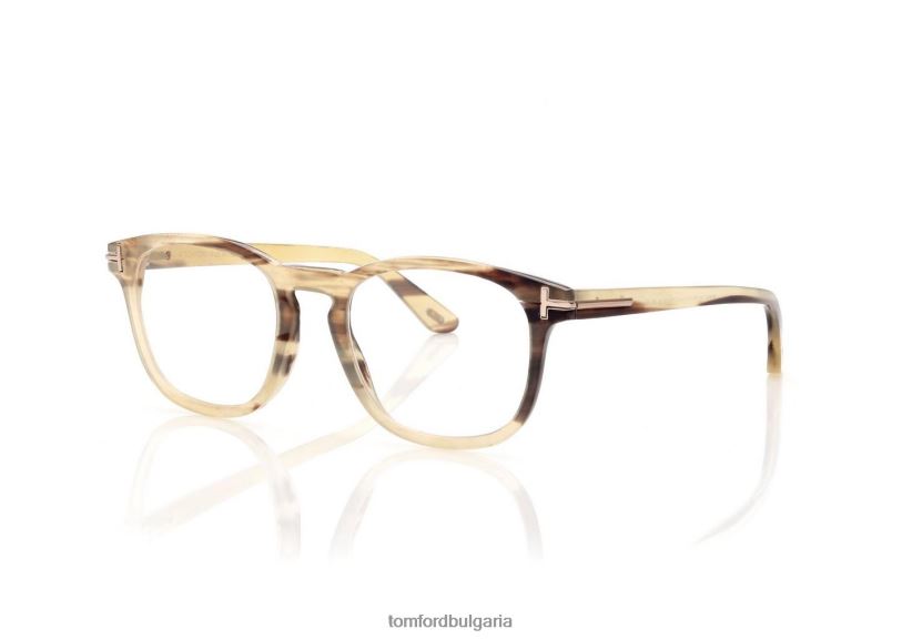 мъже очила оптика с мек квадрат зелен рог TOM FORD B880D2044