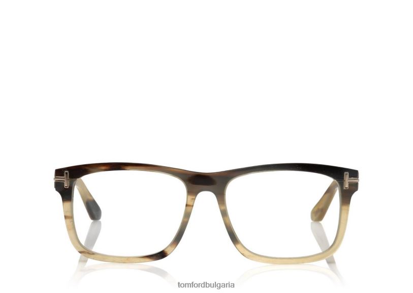 мъже очила квадратен рог оптичен зелен рог TOM FORD B880D2051