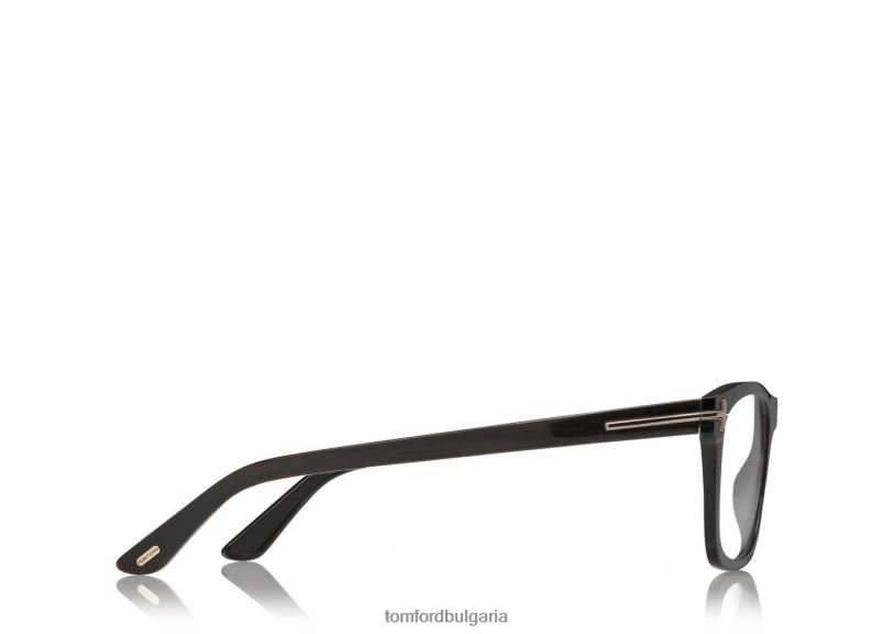 мъже очила квадратен рог оптичен черен рог TOM FORD B880D2052