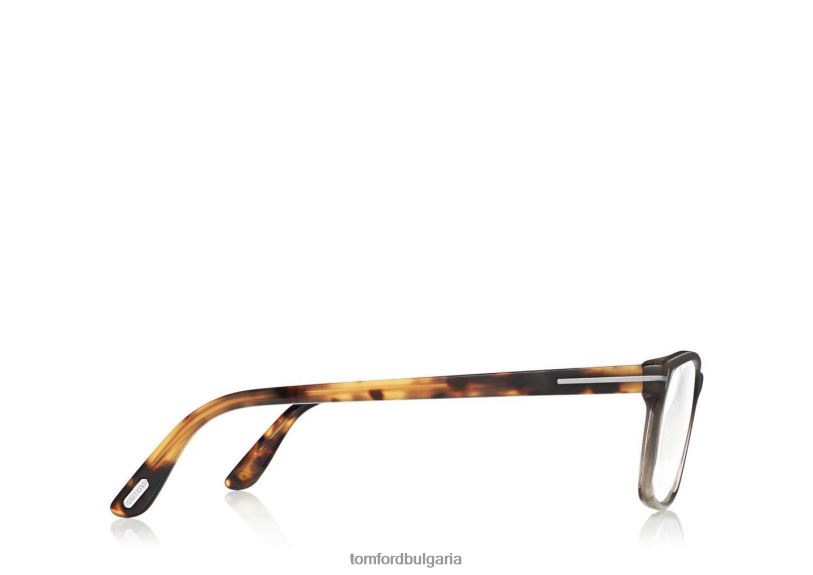 мъже очила квадратна оптична рамка сиво TOM FORD B880D2056