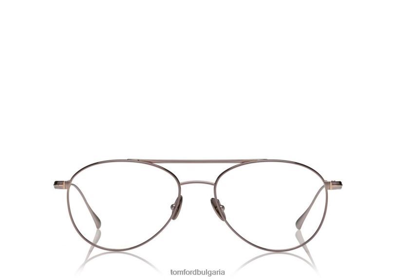 мъже очила титанов пилот оптичен тъмен рутений TOM FORD B880D2059