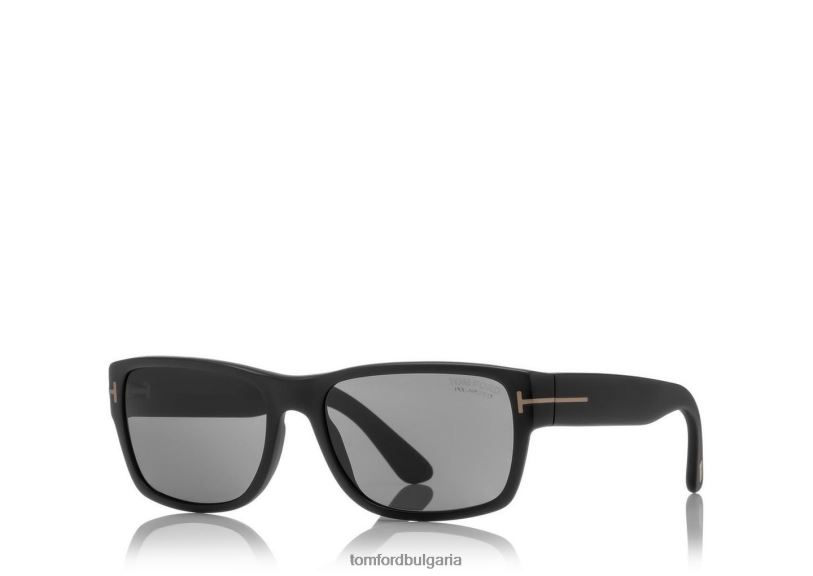 мъже очила поляризирани слънчеви очила Mason черен TOM FORD B880D1816