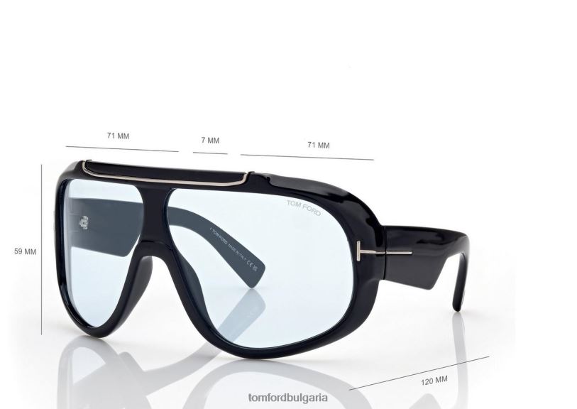 мъже очила фотохроматични слънчеви очила Relen черен TOM FORD B880D1790