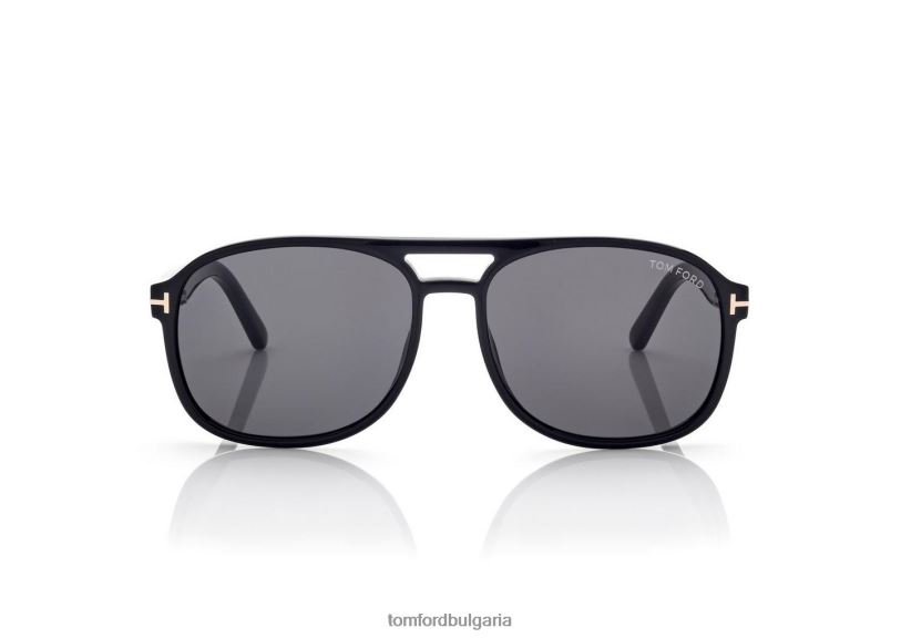 мъже очила слънчеви очила Rosco черен TOM FORD B880D1820