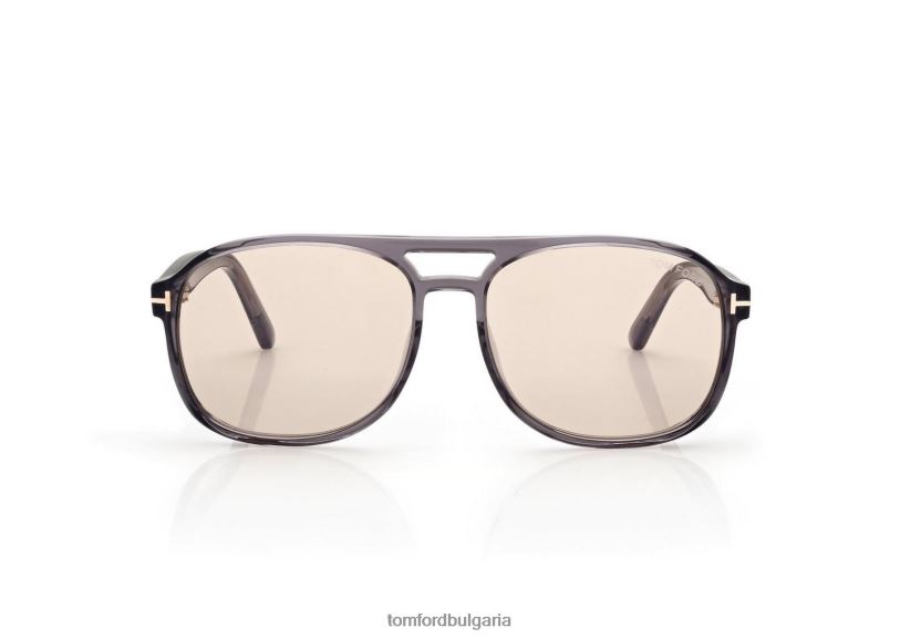 мъже очила фотохроматични слънчеви очила Rosco сиво TOM FORD B880D1872