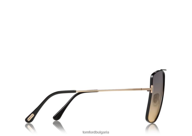 мъже очила реджи слънчеви очила черен TOM FORD B880D1773