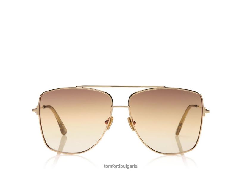 мъже очила реджи слънчеви очила розово злато TOM FORD B880D1774