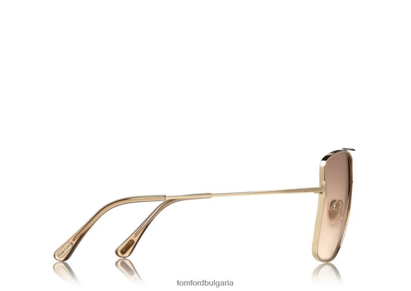 мъже очила реджи слънчеви очила розово злато TOM FORD B880D1774