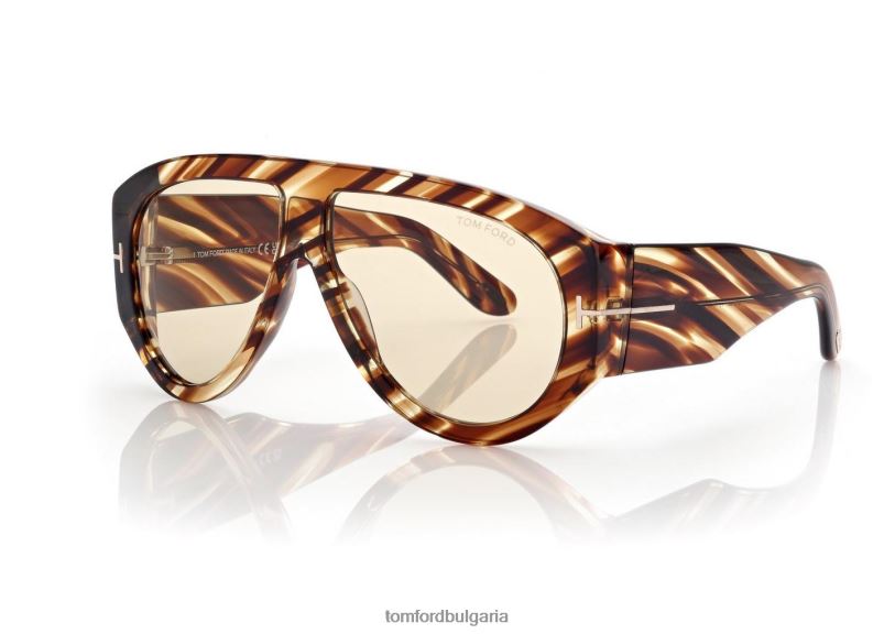 мъже очила бронзови слънчеви очила Хавана TOM FORD B880D1776
