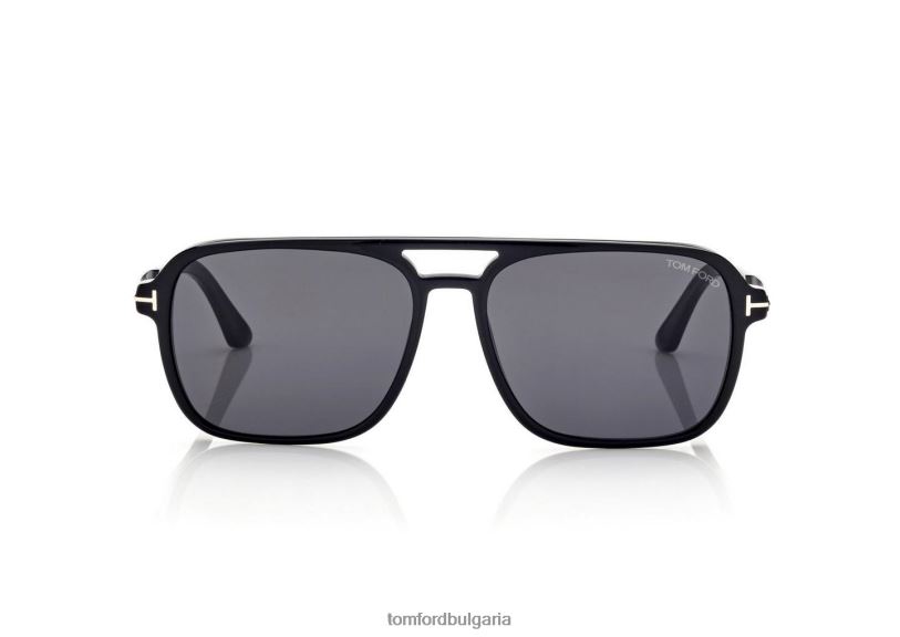 мъже очила слънчеви очила Кросби черен TOM FORD B880D1819