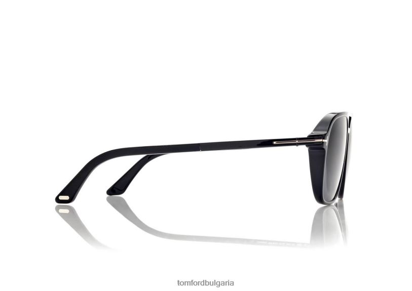 мъже очила слънчеви очила Кросби черен TOM FORD B880D1819