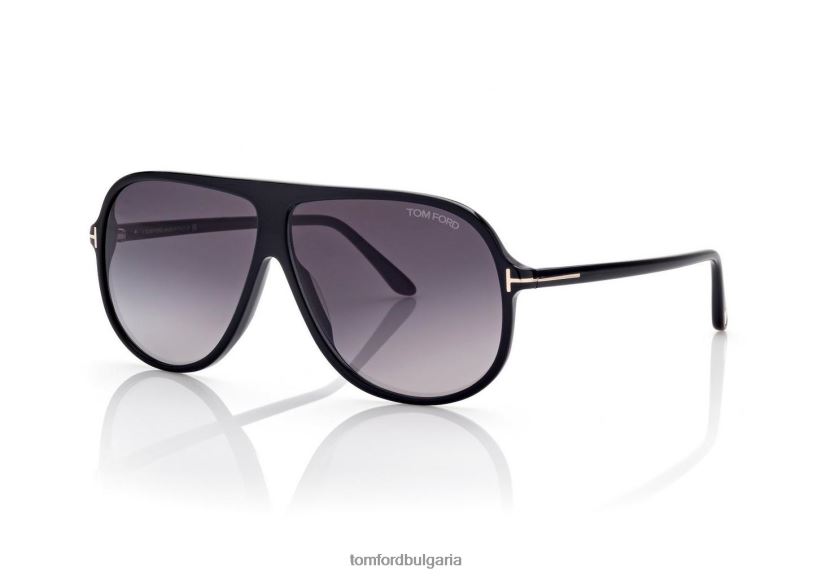 мъже очила слънчеви очила спенсър черен TOM FORD B880D1836
