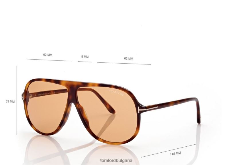 мъже очила слънчеви очила спенсър реколта Хавана TOM FORD B880D1837