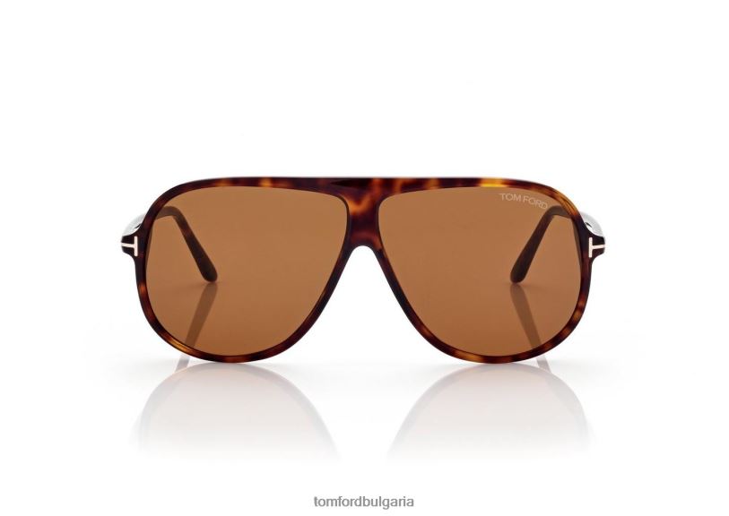 мъже очила слънчеви очила спенсър тъмна Хавана TOM FORD B880D1838