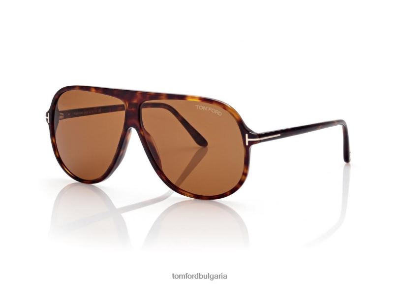 мъже очила слънчеви очила спенсър тъмна Хавана TOM FORD B880D1838