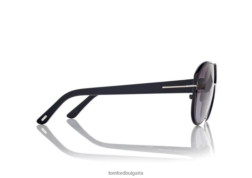 мъже очила слънчеви очила Vincenzo черен TOM FORD B880D1875