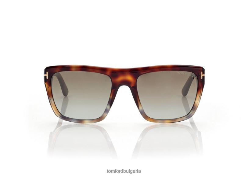мъже очила слънчеви очила alberto тъмно сребриста хавана TOM FORD B880D1886