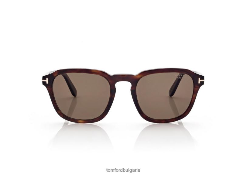 мъже очила слънчеви очила avery тъмна Хавана TOM FORD B880D1908