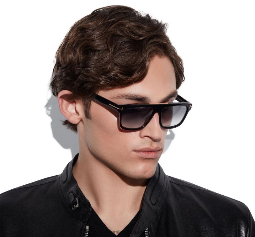 мъже очила слънчеви очила cecilio черен TOM FORD B880D1869