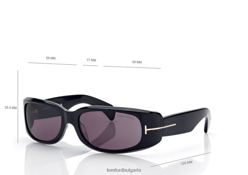 мъже очила слънчеви очила corey черен TOM FORD B880D1904