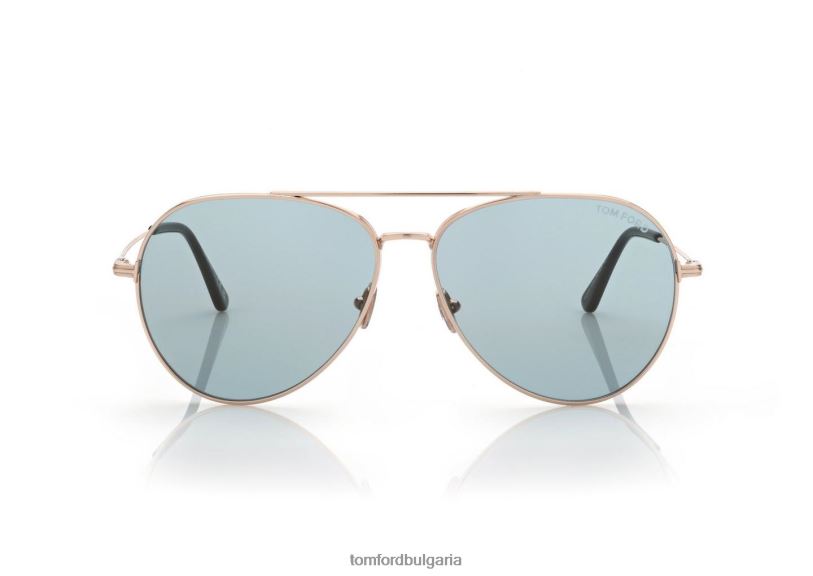 мъже очила слънчеви очила dashel розово злато TOM FORD B880D1784