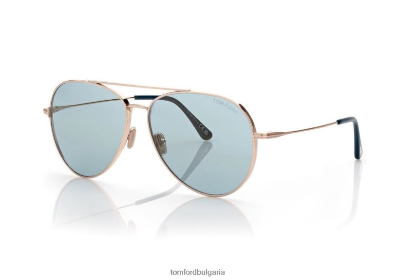 мъже очила слънчеви очила dashel розово злато TOM FORD B880D1784