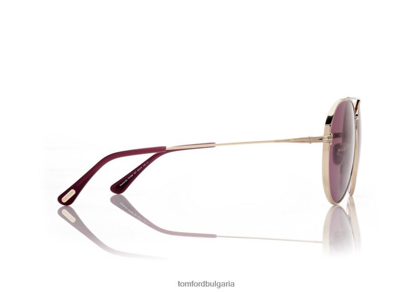 мъже очила слънчеви очила dashel златно/виолетово TOM FORD B880D1786