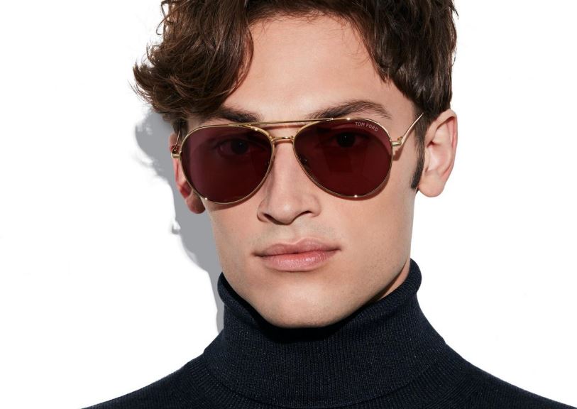 мъже очила слънчеви очила dashel златно/виолетово TOM FORD B880D1786