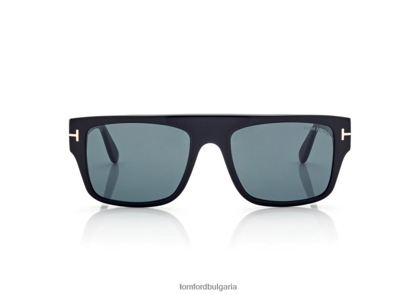 мъже очила dunning слънчеви очила черен TOM FORD B880D1804