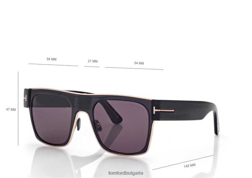 мъже очила слънчеви очила edwin черен TOM FORD B880D1800