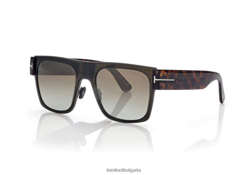 мъже очила слънчеви очила edwin мастика/кафяво огледало TOM FORD B880D1802