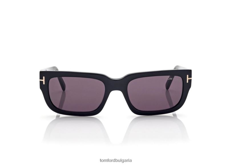мъже очила слънчеви очила ezra черен TOM FORD B880D1891