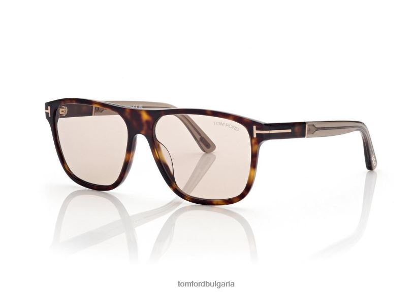 мъже очила слънчеви очила frances тъмна Хавана TOM FORD B880D1833