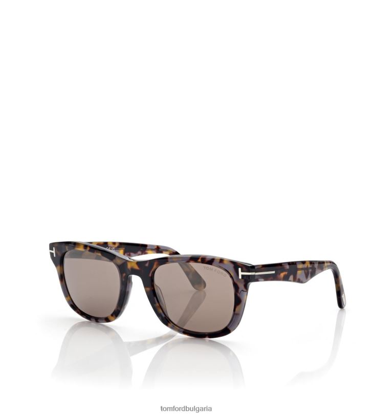 мъже очила слънчеви очила kendel цветно огледало havana/roviex TOM FORD B880D1794