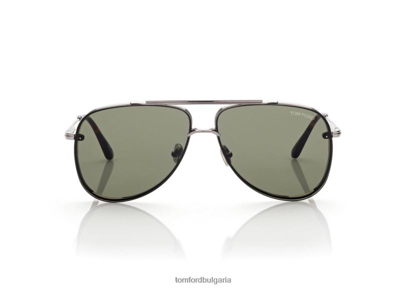 мъже очила слънчеви очила leon рутений/зелено TOM FORD B880D1796