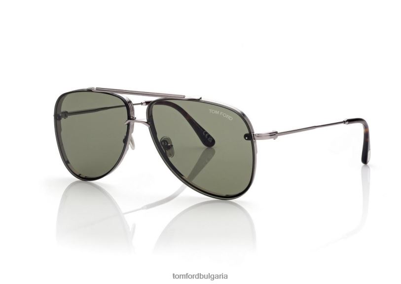 мъже очила слънчеви очила leon рутений/зелено TOM FORD B880D1796