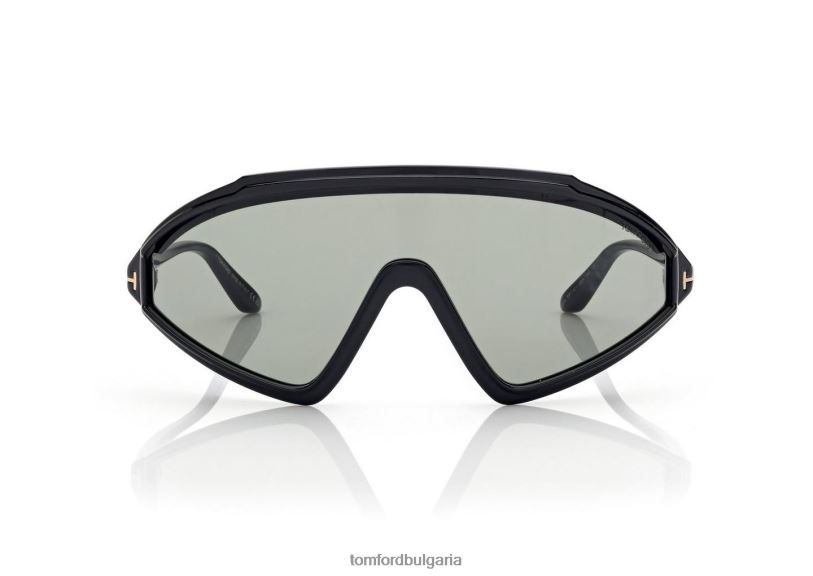 мъже очила слънчеви очила lorna черно към синьо TOM FORD B880D1865