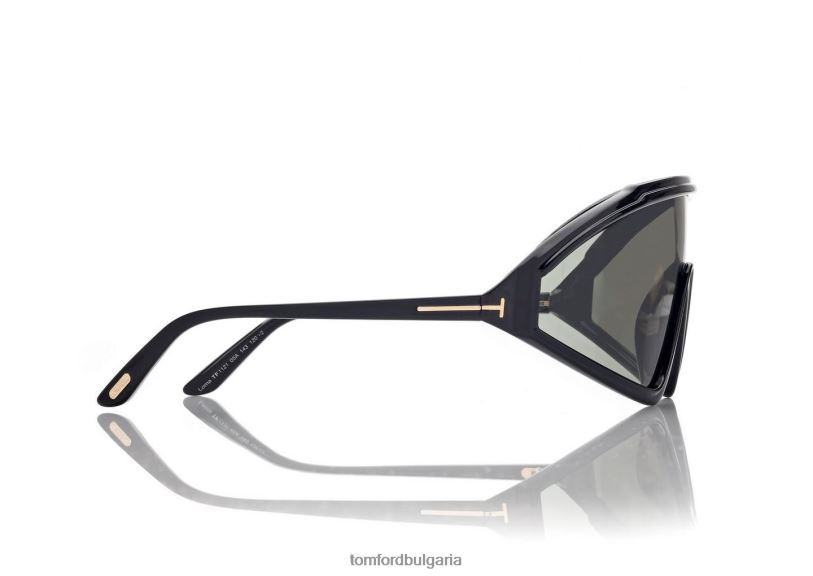 мъже очила слънчеви очила lorna черно към синьо TOM FORD B880D1865