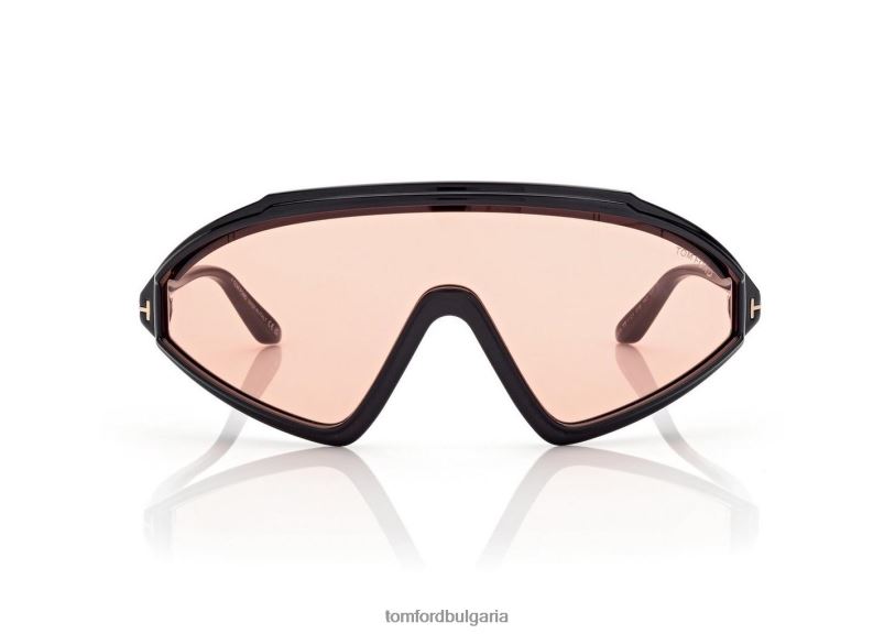 мъже очила слънчеви очила lorna лъскаво черно/кафяво TOM FORD B880D1867