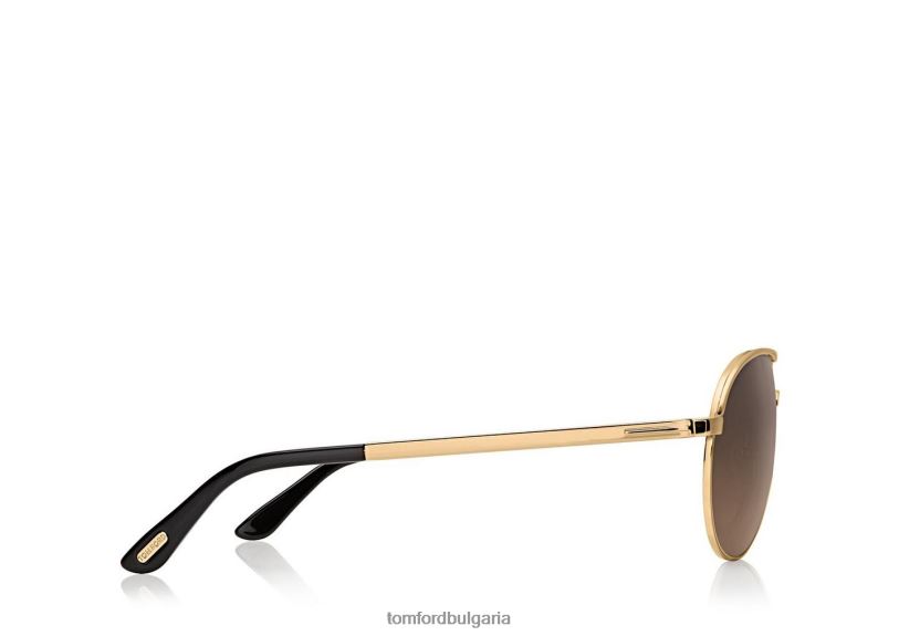 мъже очила поляризирани слънчеви очила marko розово злато TOM FORD B880D1841