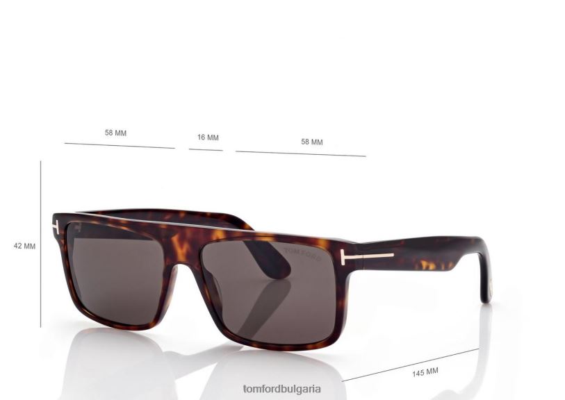 мъже очила слънчеви очила philippe тъмна Хавана TOM FORD B880D1823