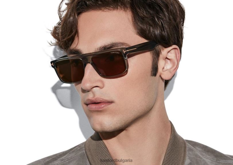 мъже очила слънчеви очила philippe сиво TOM FORD B880D1824