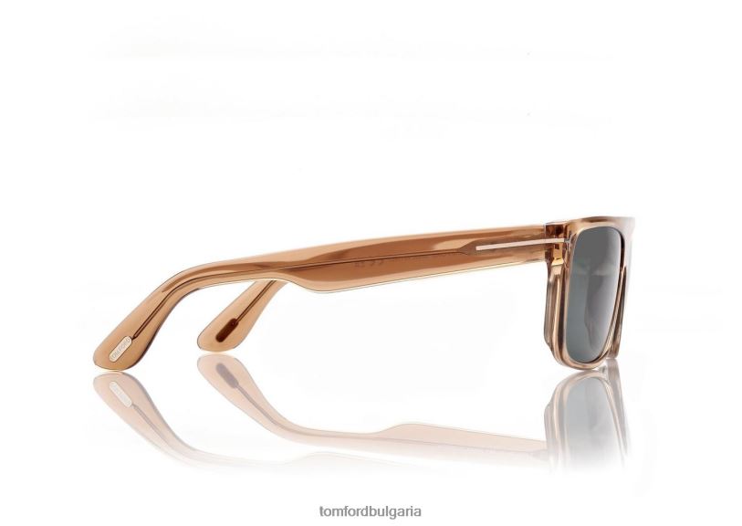 мъже очила слънчеви очила philippe лъскаво светлокафяво/зелено TOM FORD B880D1825