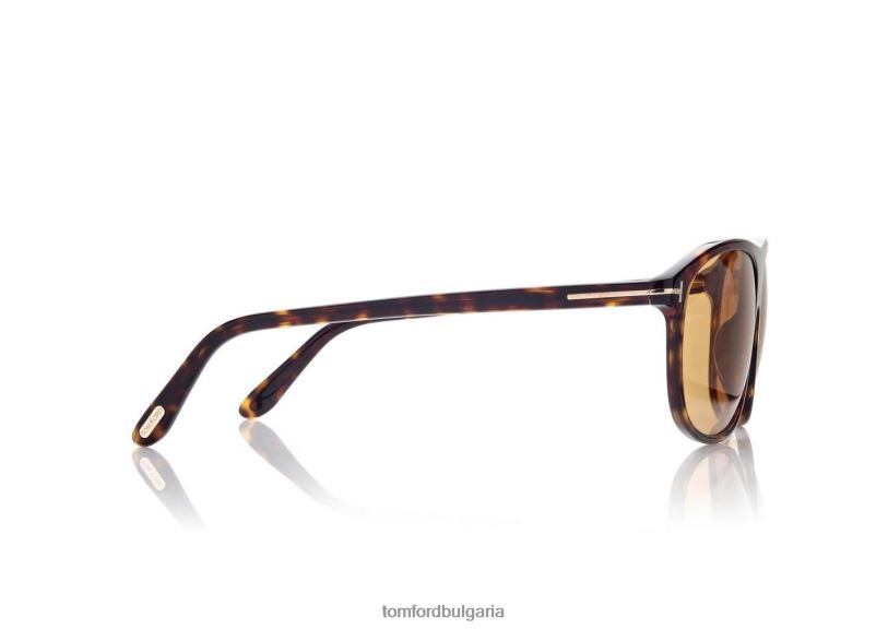 мъже очила слънчеви очила prescott тъмна Хавана TOM FORD B880D1858