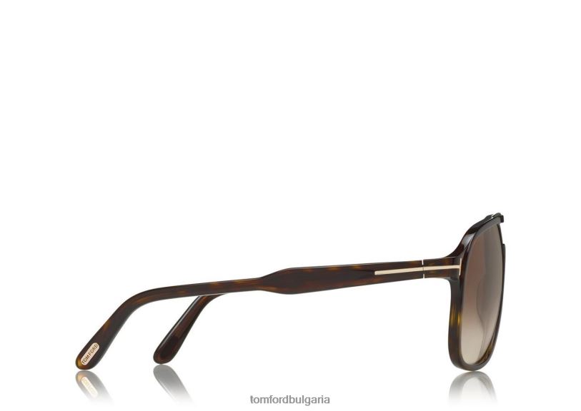 мъже очила слънчеви очила raoul тъмна Хавана TOM FORD B880D1780