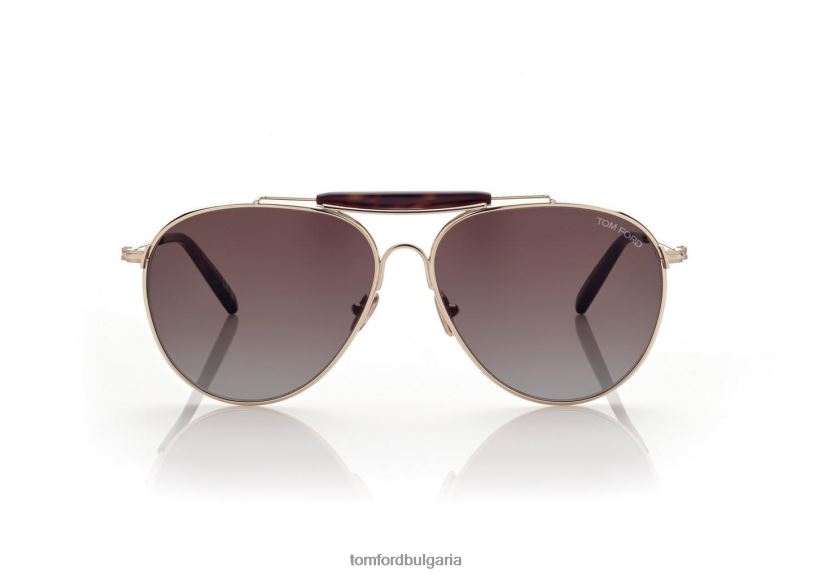 мъже очила слънчеви очила raphael бледо злато TOM FORD B880D1915