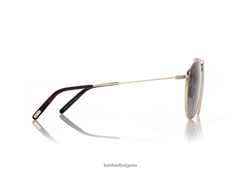 мъже очила слънчеви очила raphael бледо злато TOM FORD B880D1915