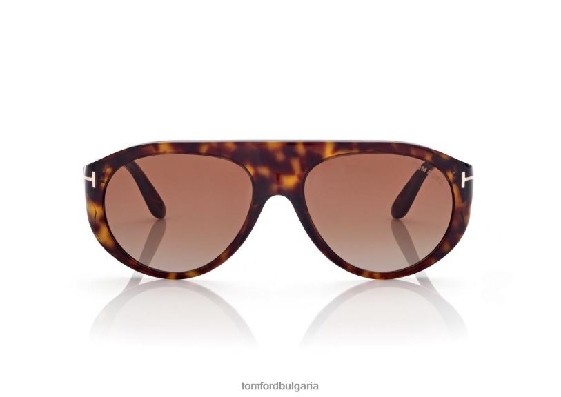мъже очила слънчеви очила rex тъмна Хавана TOM FORD B880D1835
